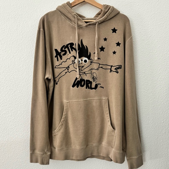 Travis Scott Other - Travis Scott Astroworld Pull Over Hoodie Sweater Concert Merchandise Size Medium